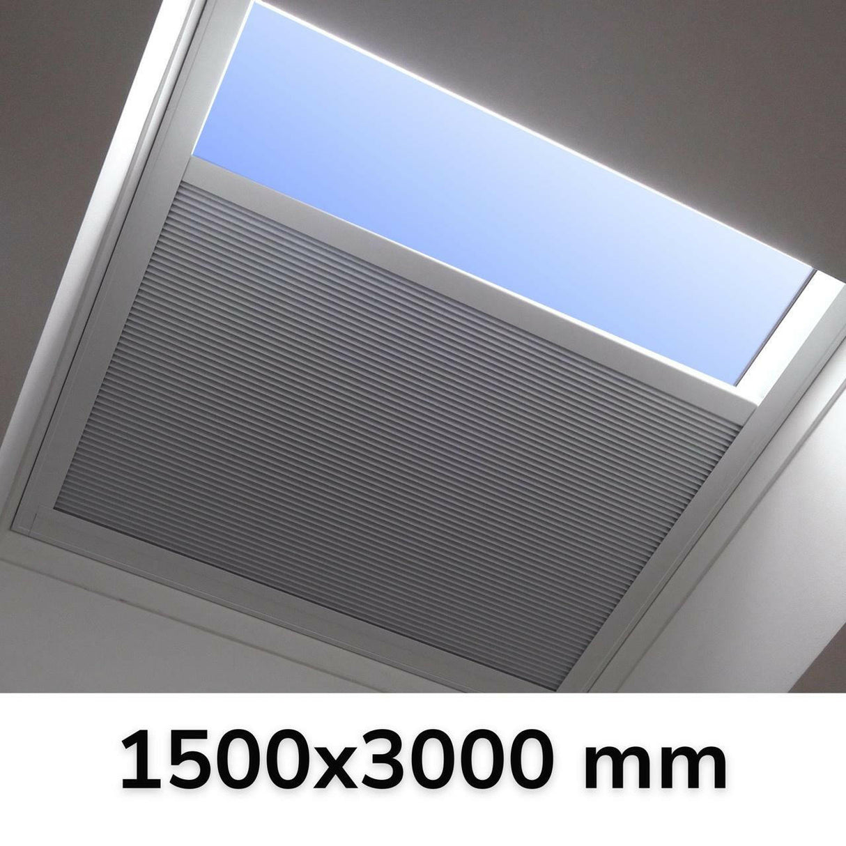1500 x 3000 mm LD Manual Blinds for Flat / Pitched Roof Skylights & Roof Lanterns.