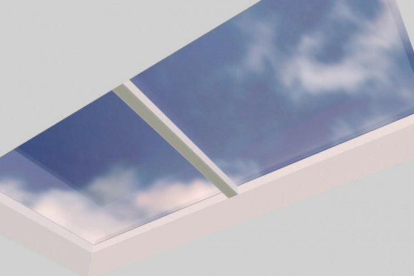 1500 x 3000 mm Fixed Glass Link Modular Skylight (1 Fixed 0 Opening).