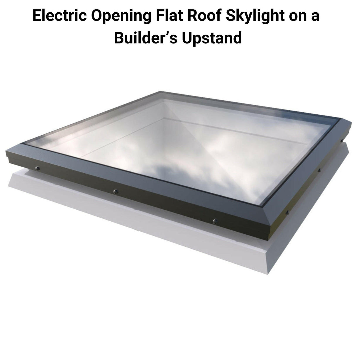 600 x 900 mm Brett Martin Electric Opening Flat Roof Skylight.
