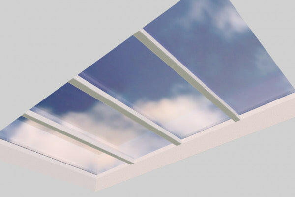 2500 x 4500 mm Fixed Glass Link Modular Skylight (2 Fixed 0 Opening).