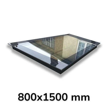 800 x 1500 mm LD Frameless Triple Glazed Flat Roof Skylight.