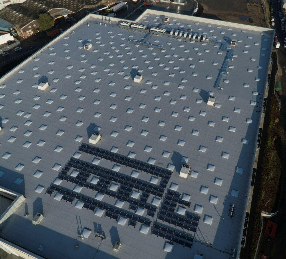 900 x 900 mm Polycarbonate Fixed Dome Rooflight by Mardome Trade.