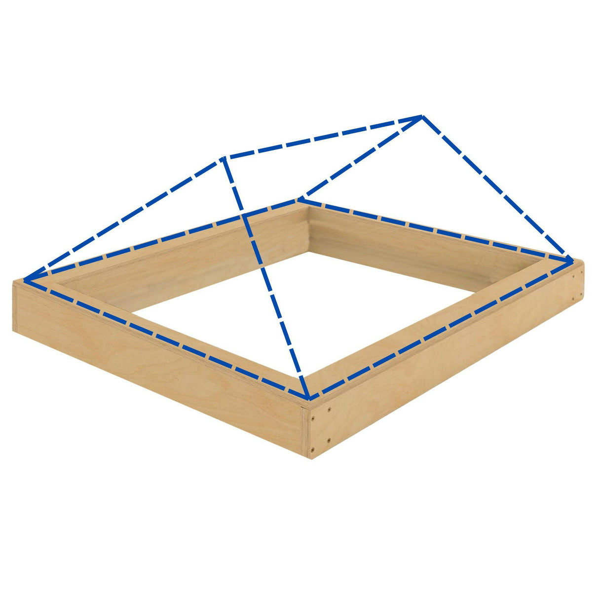 3000 x 6000 mm Insulated Upstand for Roof Lantern.