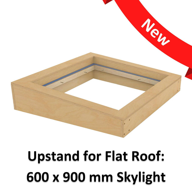 600 x 900 mm Insulated Upstand for Flat Roof Skylight.
