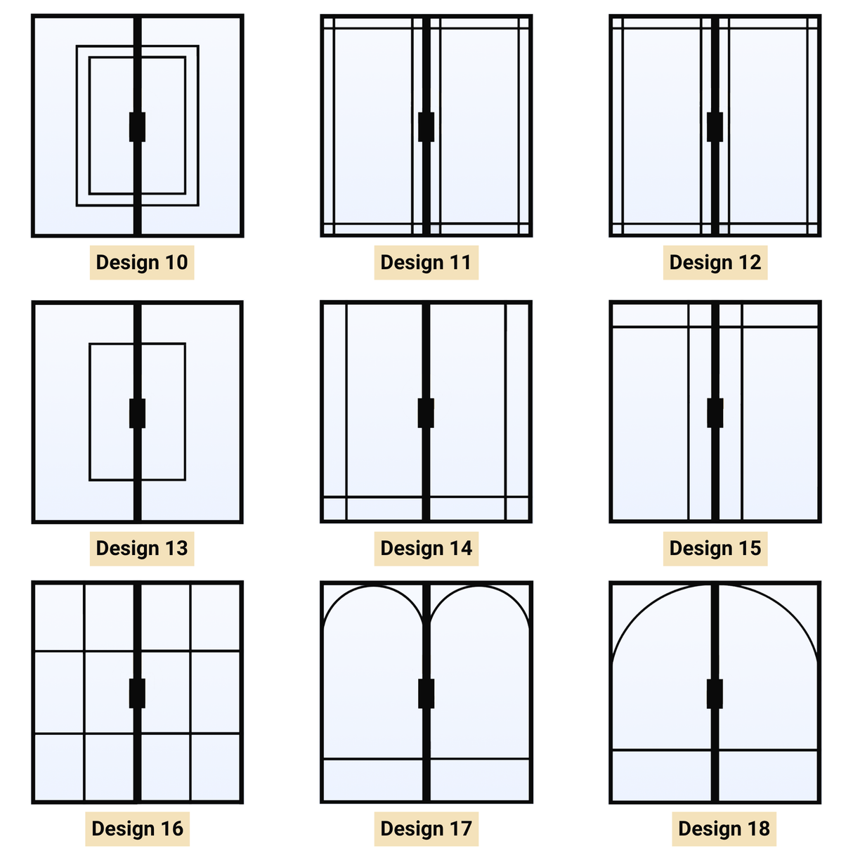 Dubbele stalen deur op maat