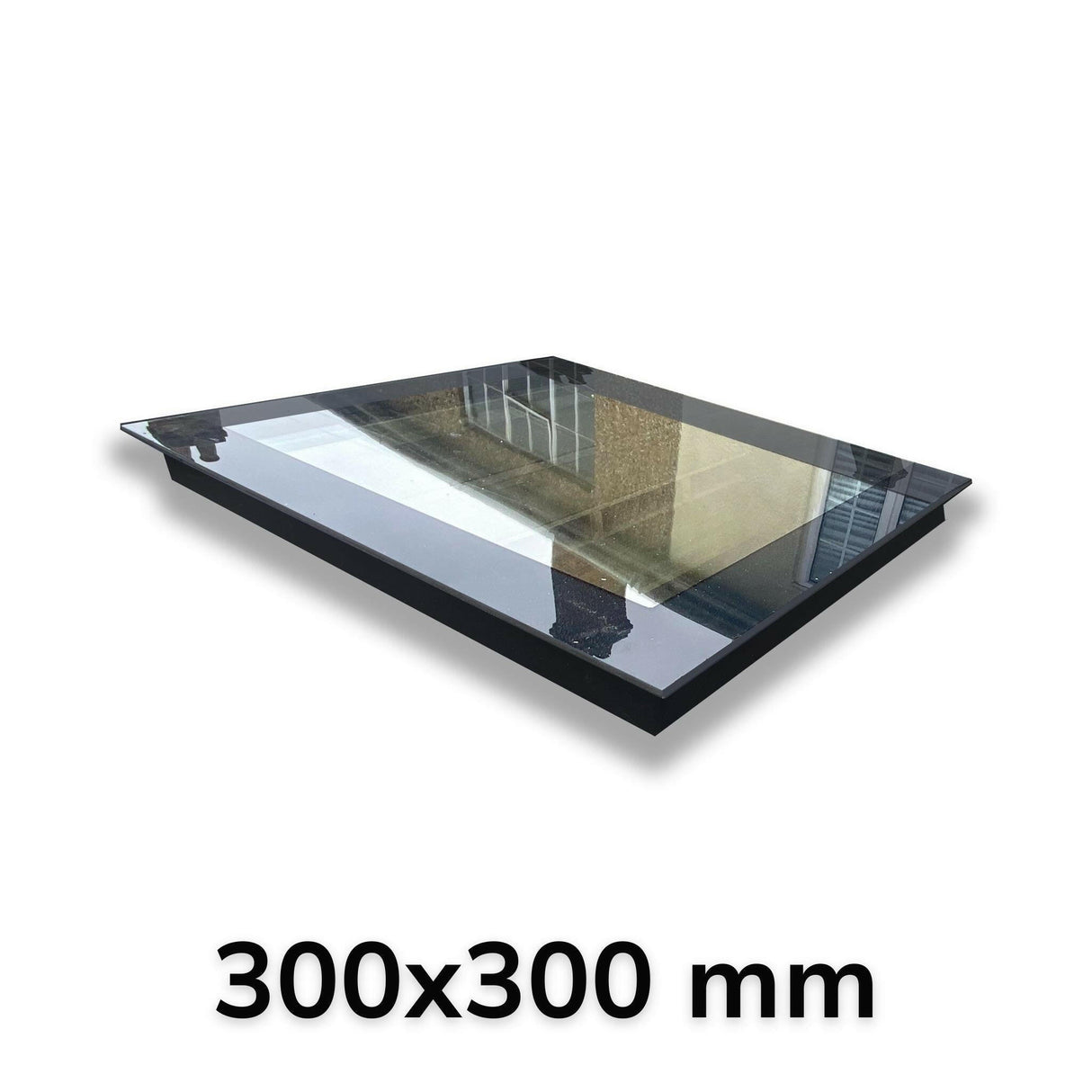 300 x 300 mm LD Frameless Triple Glazed Flat Roof Skylight.