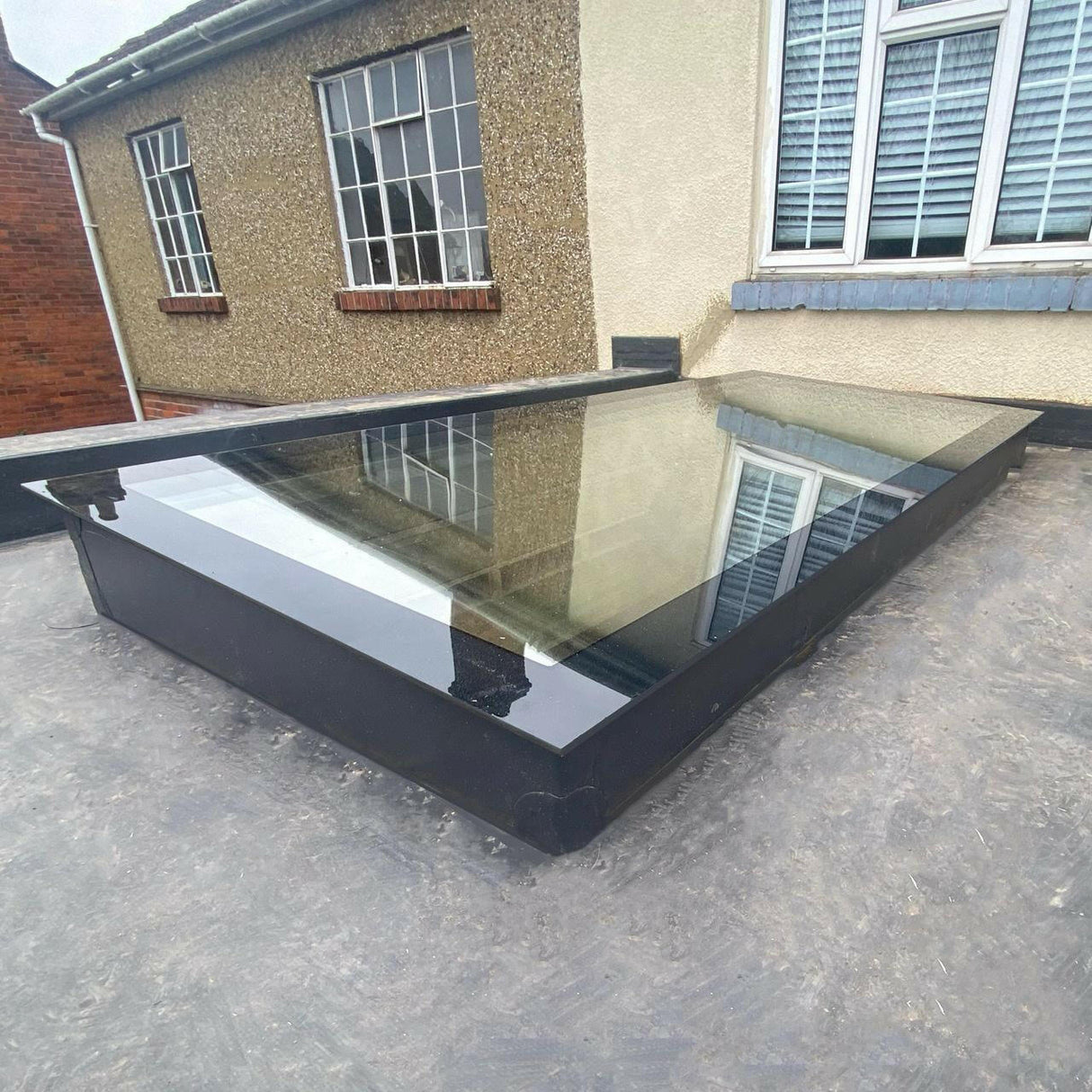 1000 x 1200 mm LD Frameless Triple Glazed Flat Roof Skylight.