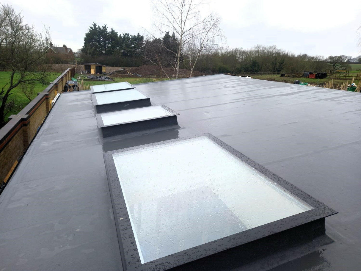 500 x 1500 mm LD Frameless Triple Glazed Flat Roof Skylight.