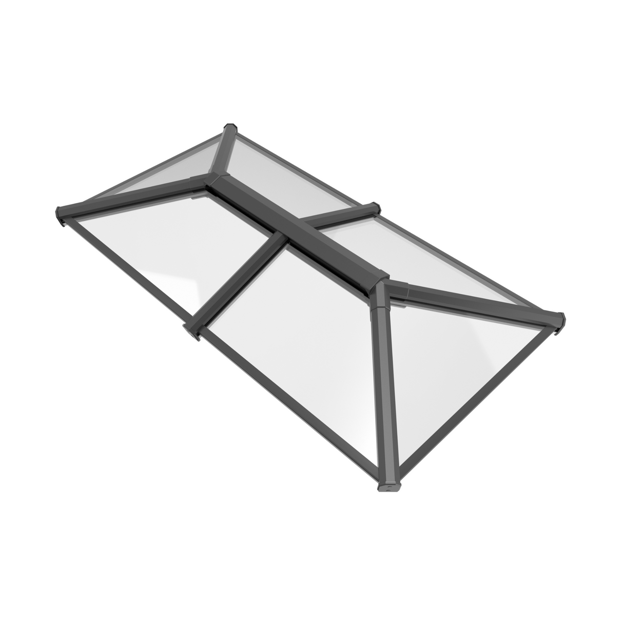 800 x 2500 mm Stratus Aluminium Roof Lantern Style 2 (Traditional).