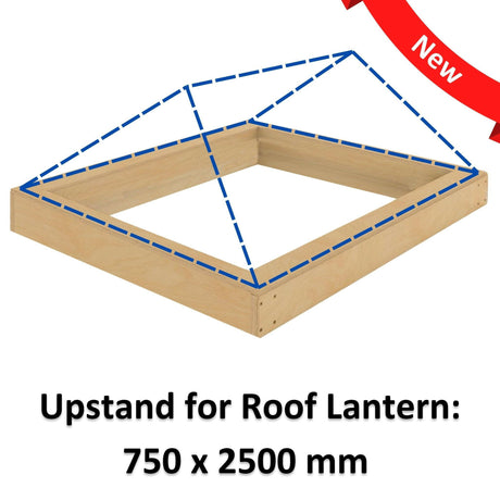 750 x 2500 mm Insulated Upstand for Roof Lantern.