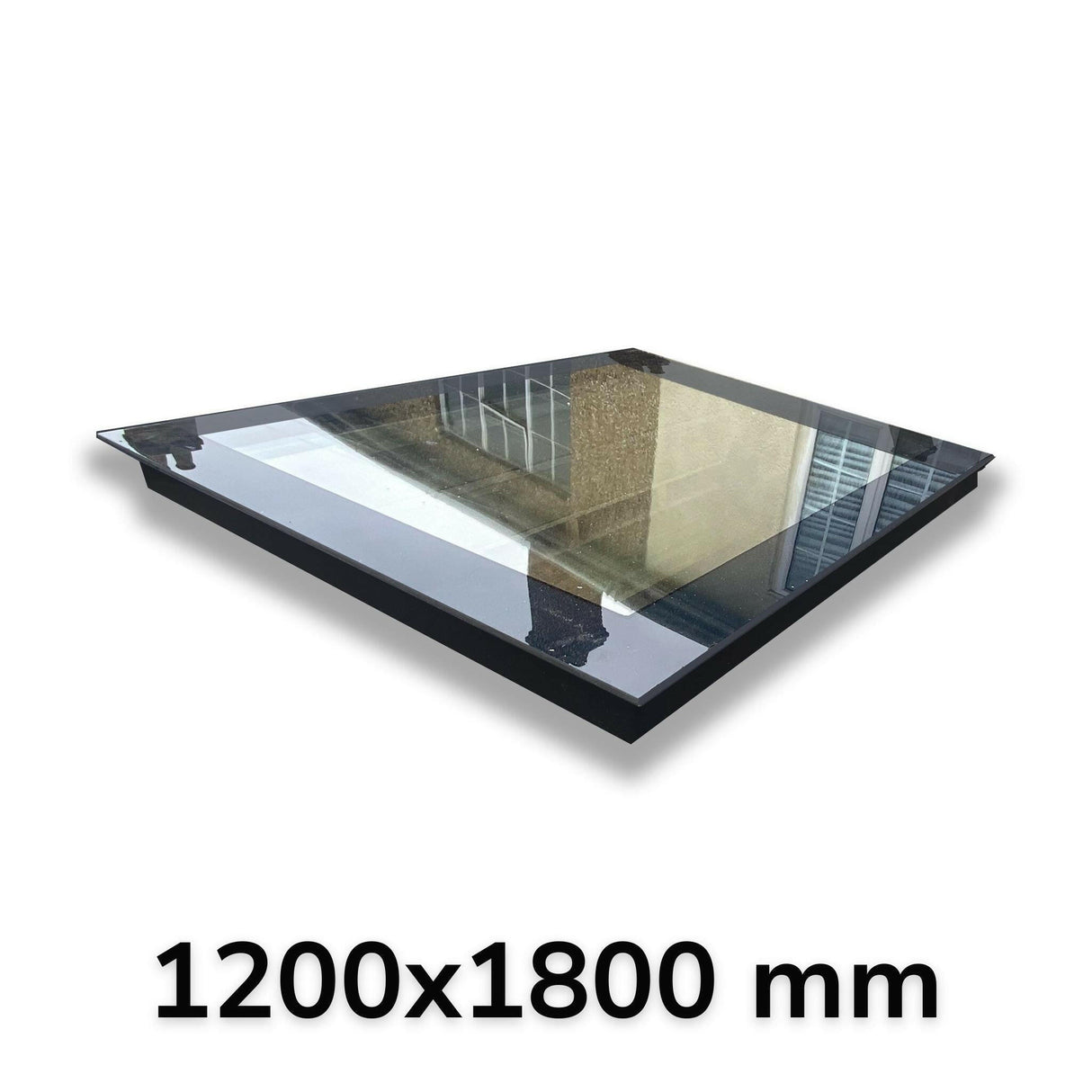 1200 x 1800 mm LD Frameless Triple Glazed Flat Roof Skylight.