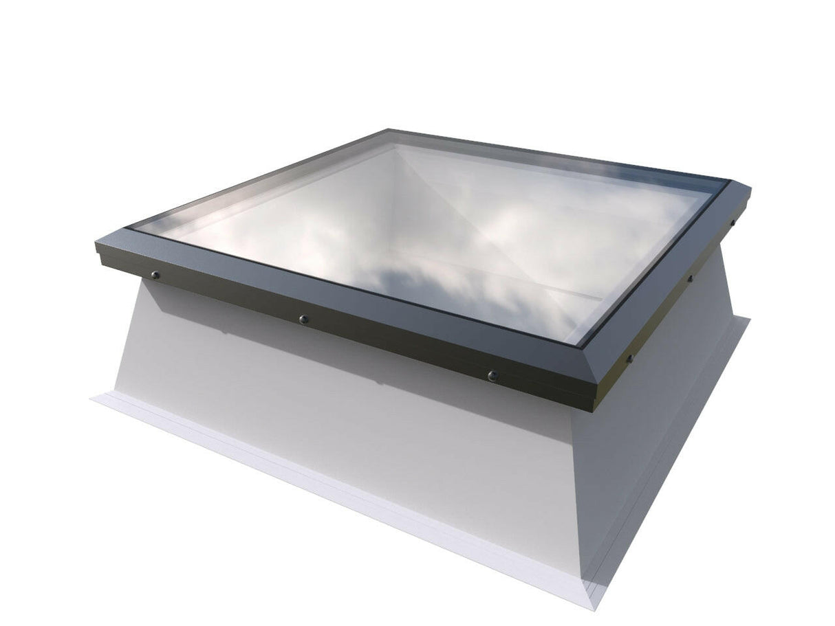 750 x 750 mm Brett Martin Fixed Flat Roof Skylight.