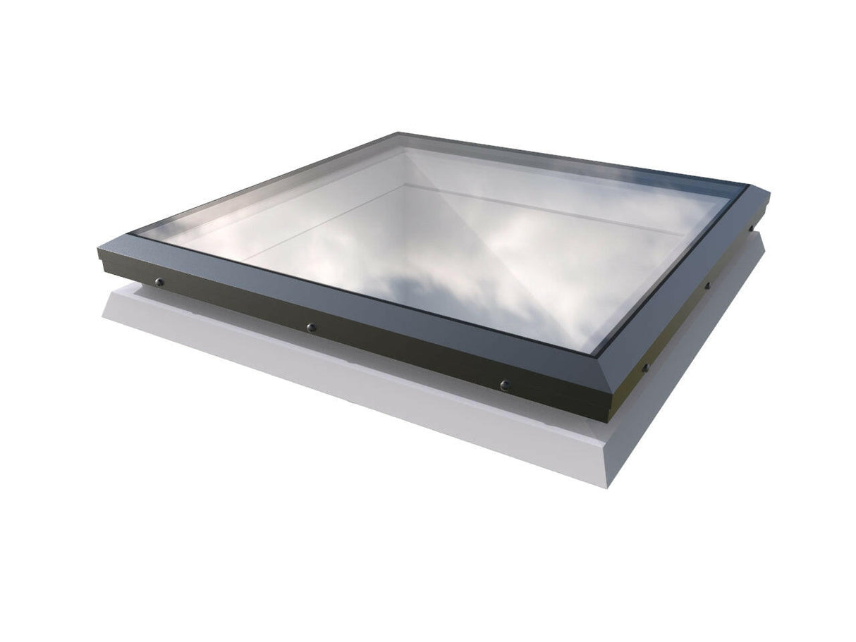 600 x 600 mm Brett Martin Manual Opening Flat Roof Skylight.