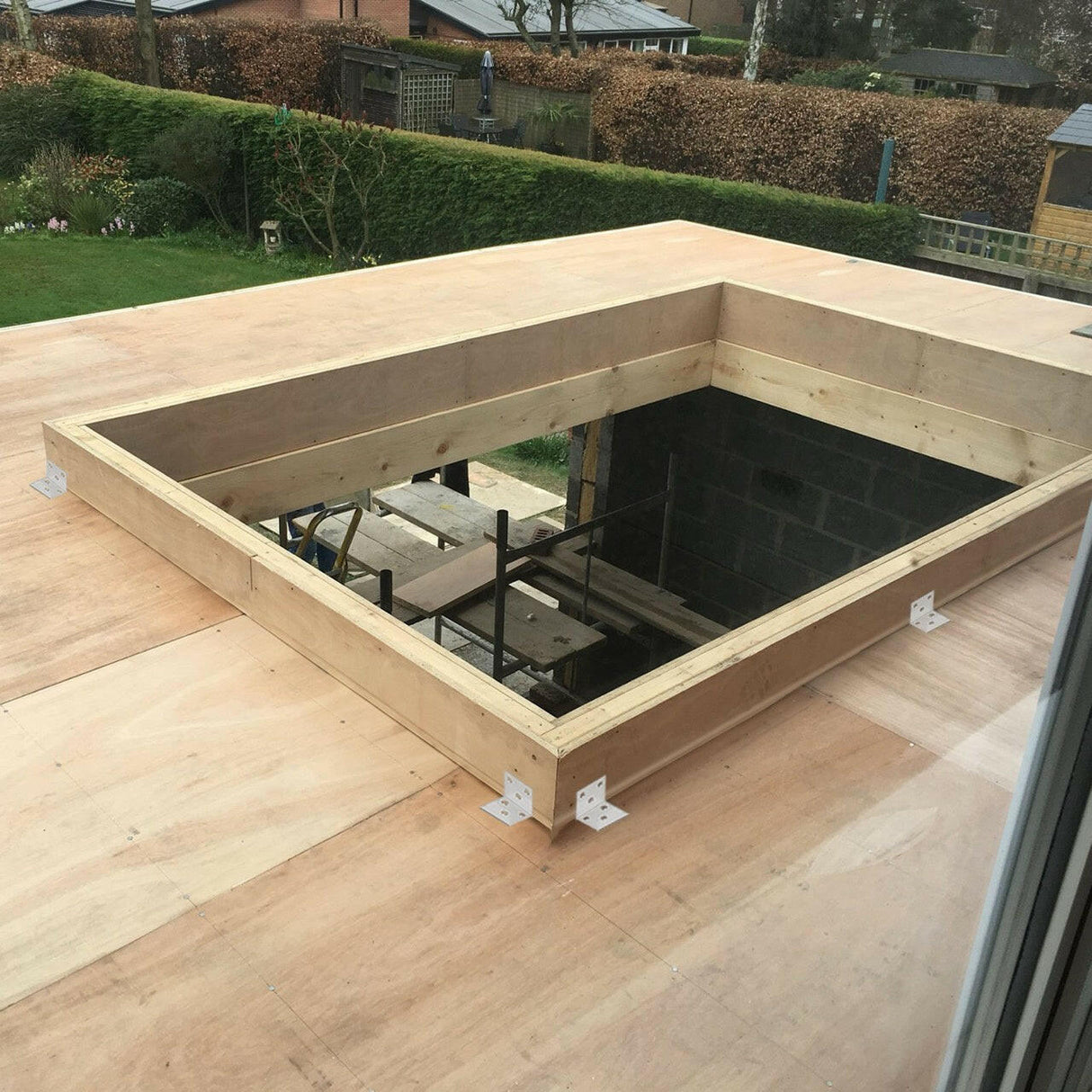 3000 x 6000 mm Insulated Upstand for Roof Lantern.