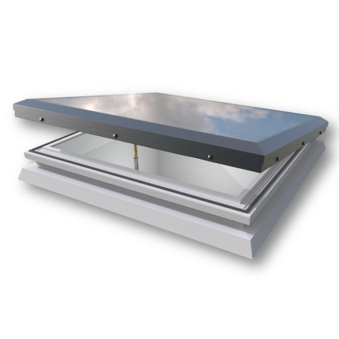 900 x 900 mm Brett Martin Manual Opening Flat Roof Skylight.