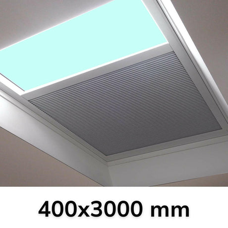 400 x 3000 mm LD Electric Blinds for Flat / Pitched Roof Skylights & Roof Lanterns.