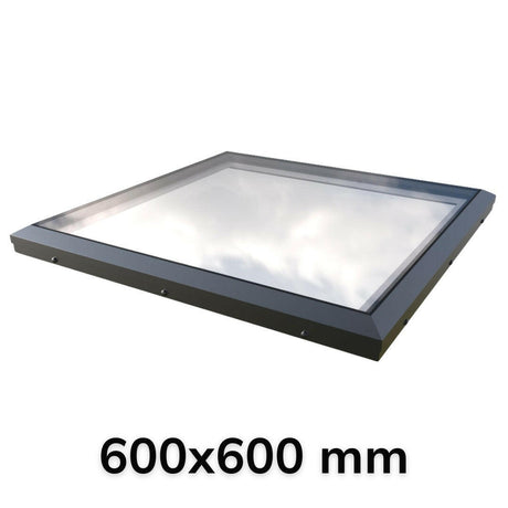 600 x 600 mm Brett Martin Fixed Flat Roof Skylight.