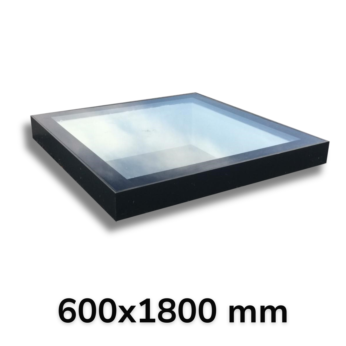 600 x 1800 mm LD Framed Flat Roof Skylight.