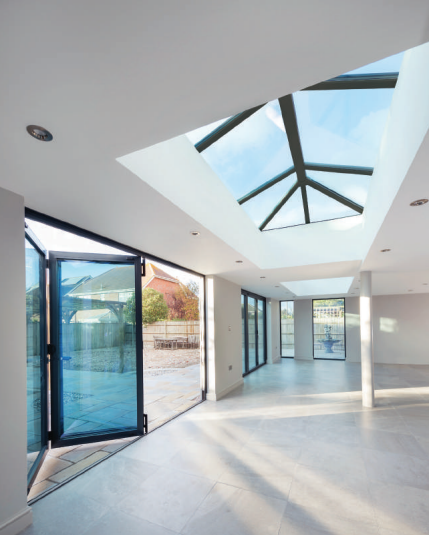 3000 x 6000 mm Stratus Aluminium Roof Lantern Style 7 (Traditional).