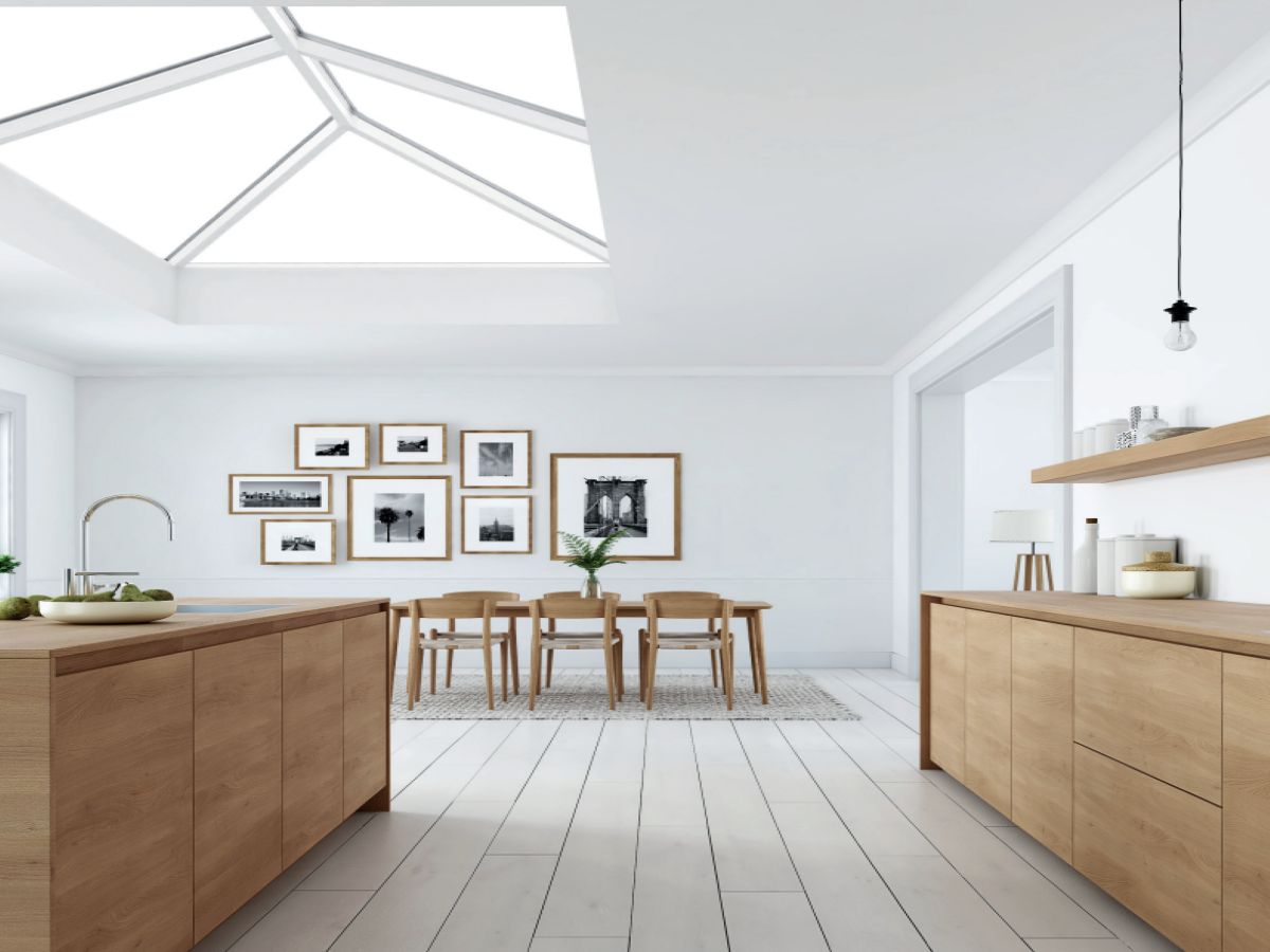 750 x 1250 mm Stratus Aluminium Roof Lantern Style 2 (Traditional).