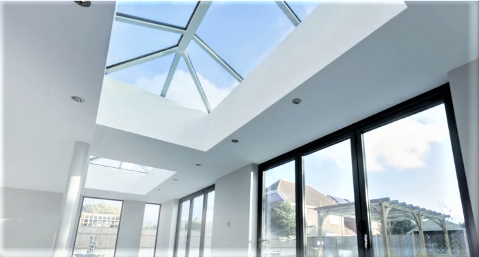 1500 x 4500 mm Stratus Aluminium Roof Lantern Style 5 (Traditional).