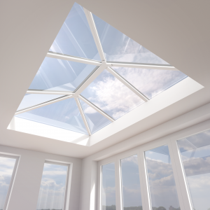 1000 x 4000 mm Stratus Aluminium Roof Lantern Style 3 (Traditional).