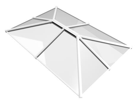 2000 x 2500 mm Stratus Aluminium Roof Lantern Style 4 (Traditional).