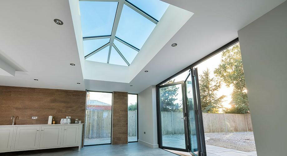 2500 x 2750 mm Stratus Aluminium Roof Lantern Style 4 (Traditional).