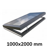100 x 200 cm Elektrisch openend enkel modulair daklicht (Premium assortiment)