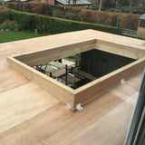 1200 x 2500 mm Insulated Upstand for Flat Roof Skylight.