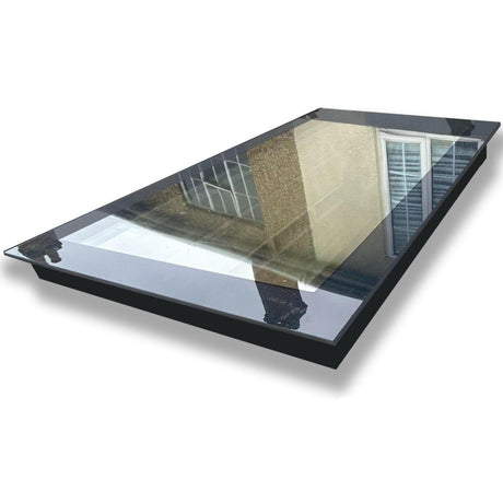 800 x 1500 mm LD Frameless Triple Glazed Flat Roof Skylight.