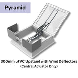 1350 x 1650 mm Smoke Vent Rooflight by Mardome.