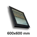 600 x 600 mm LD Frameless Triple Glazed Pitched Roof Skylight.