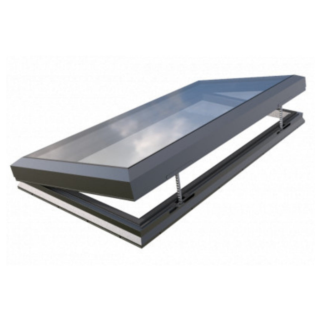 100 x 200 cm Elektrisch openend enkel modulair daklicht (Premium assortiment)