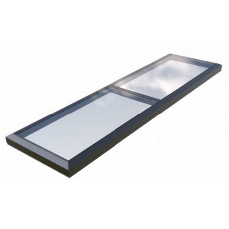 100 x 350 cm Vast modulair daklicht (1 vaste 0 openingen)