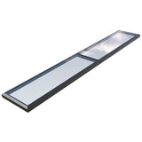 100 x 600 cm Vast modulair daklicht (2 vaste 0 openingen)