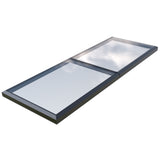 150 x 400 cm Vast modulair daklicht (2 vaste 0 openingen)
