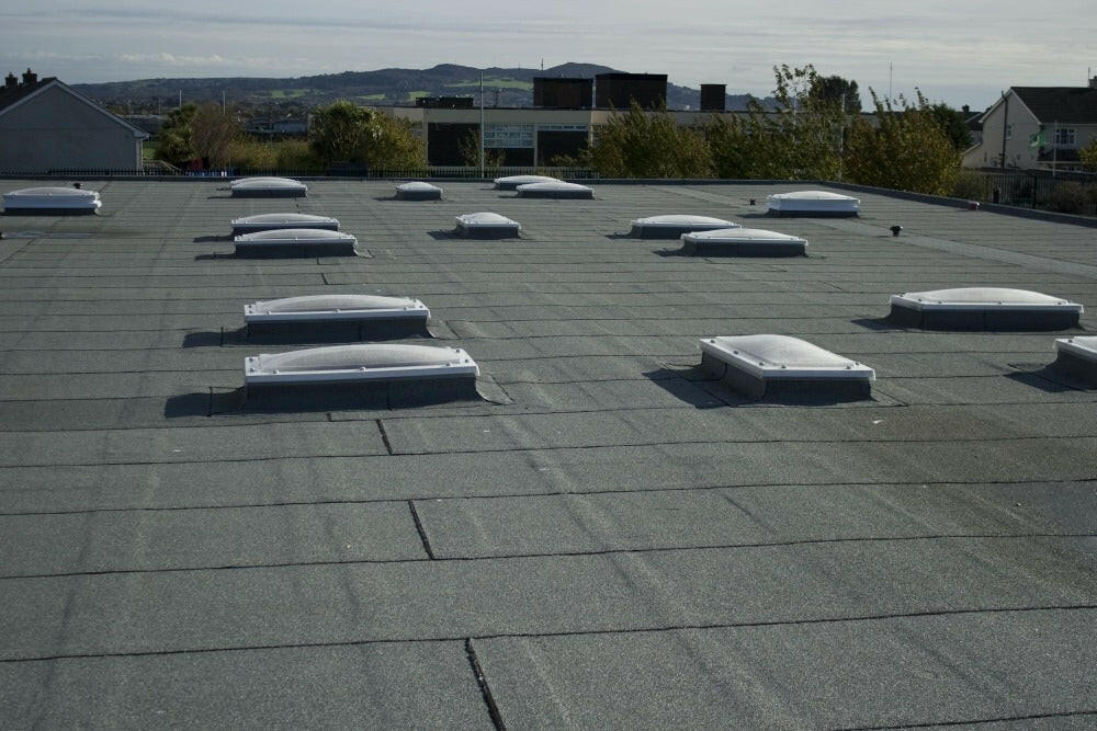 450 x 450 mm Polycarbonate Fixed Dome Rooflight by Mardome Trade.