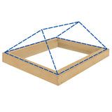 750 x 750 mm Insulated Upstand for Roof Lantern.