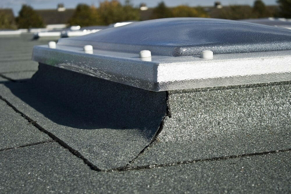450 x 450 mm Polycarbonate Fixed Dome Rooflight by Mardome Trade.