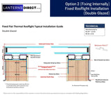 800 x 1800 mm LD Framed Pitched Roof Skylight.