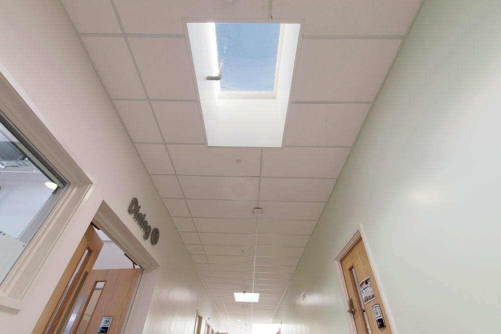 600 x 900 mm Polycarbonate Fixed Dome Rooflight by Mardome Trade.