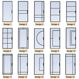 Custom Size Single Hinged Steel Door