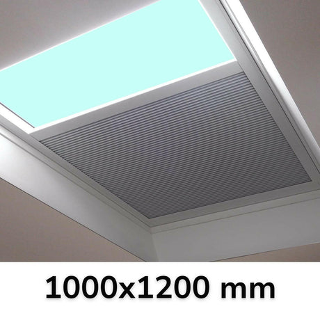1000 x 1200 mm LD Electric Blinds for Flat / Pitched Roof Skylights & Roof Lanterns.