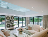 1000 x 2000 mm LD Frameless Triple Glazed Flat Roof Skylight.