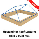 1000 x 1500 mm Insulated Upstand for Roof Lantern.