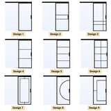 Custom Size Single Sliding Steel Door