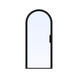 Custom Size Single Arched Steel Door