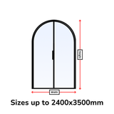 Custom Size Double Arched Steel Door
