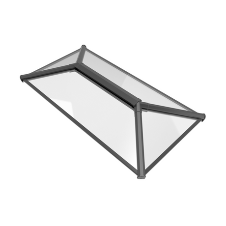1000 x 2000 mm Stratus Aluminium Roof Lantern Style 1 (Contemporary).
